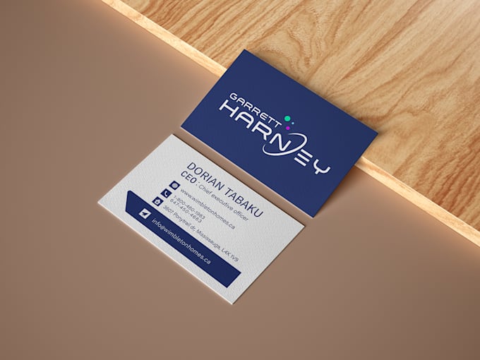 create a minimalist business card design