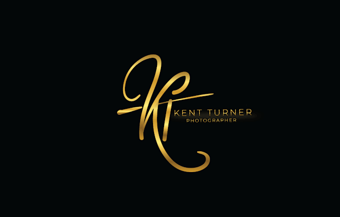 design handwritten signature initial, monogram