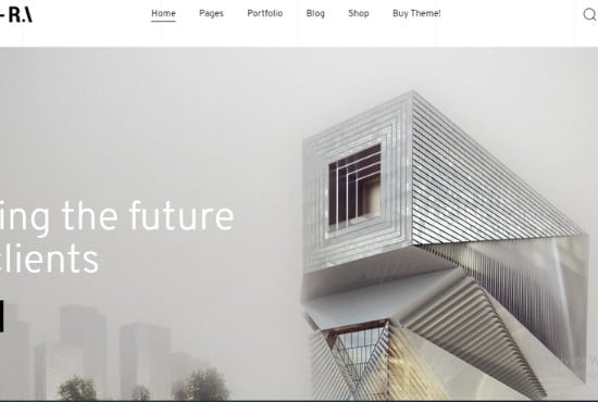 install wordpress, setup theme, do customization