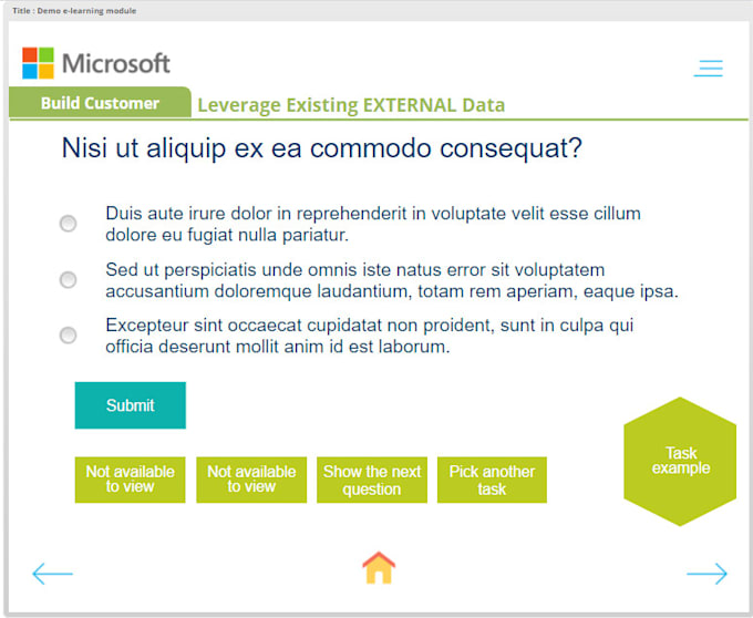 create an e learning modules using articulate storyline 360