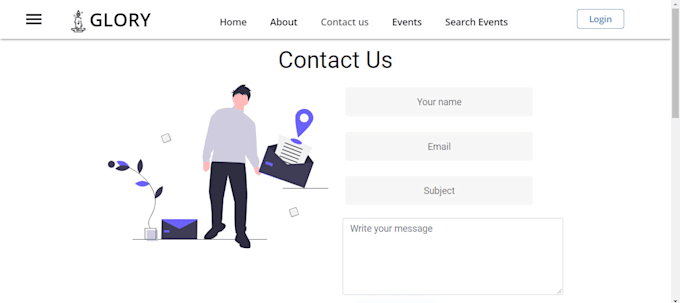 develop responsive frontend web application  with html, css , tailwind