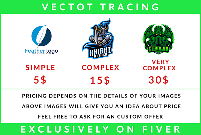 trace, convert, vectorize, recreate logo or vector tracing