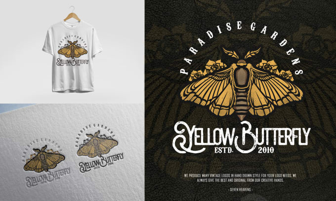 I will design amazing vintage logo with hand drawn illustration - Image 3