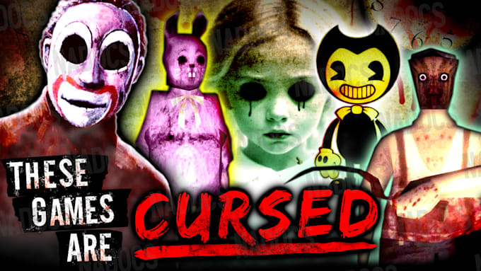 create high quality, custom, horror youtube thumbnails