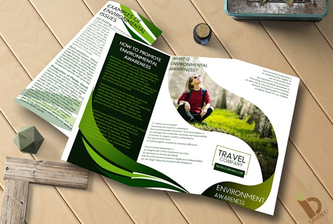 design eco friendly  green environment natural flyer and poster
