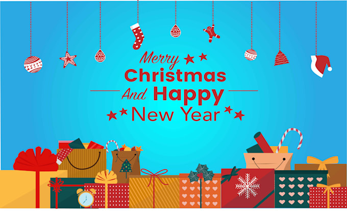 make cool christmas illustration
