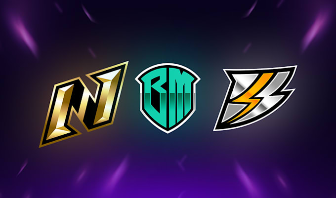 design professional esport logo initials twitch youtube