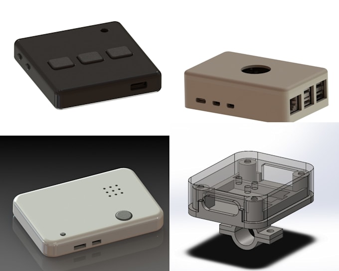 design pcb casing and housing for 3d printing