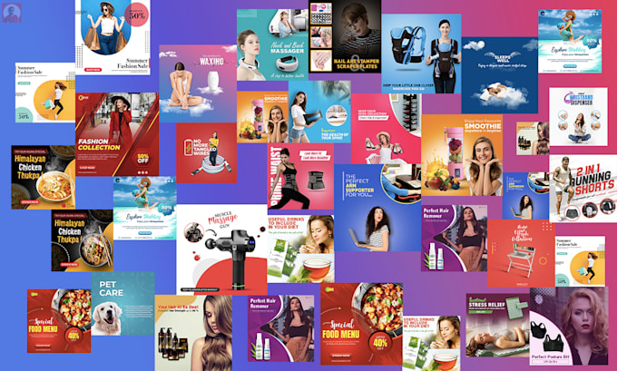create engaging social media post designs for facebook and instagram