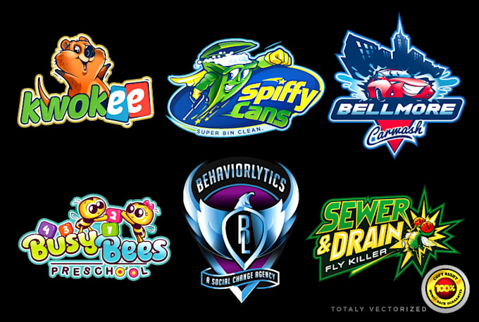 design a professional cartoon, mascot, or business logo