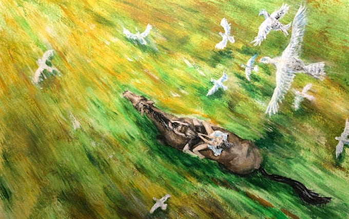 paint a scifi or fantasy illustration