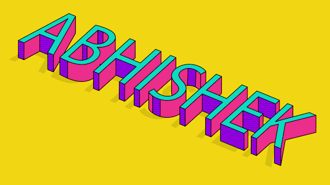 Create your name in beautiful 3d design with attractive colors by Super ...