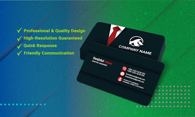 unique business card design for your company