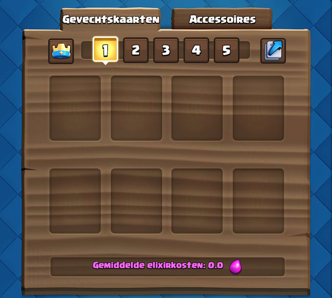 create 5 clash royale decks for you