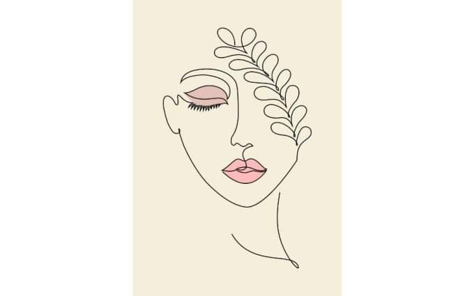 do one line art illustration