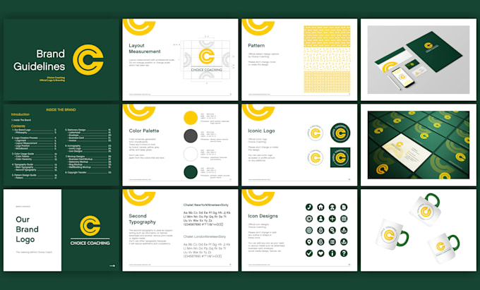do a modern minimal symbolic initial logo and brand identity
