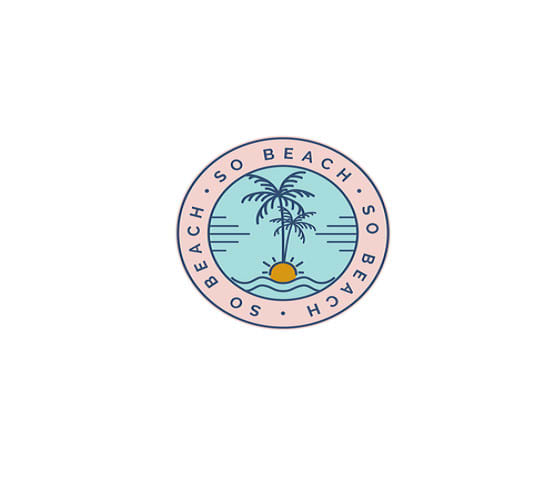 design catchy fun beach bar logo