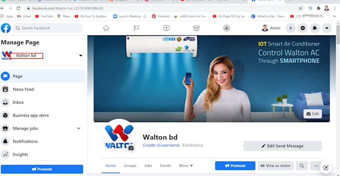 create very attractive design and optimize your facebook business page