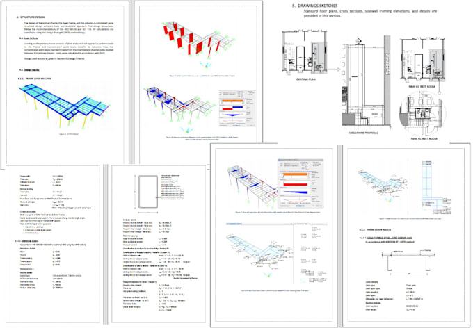 do structural calculations and design report