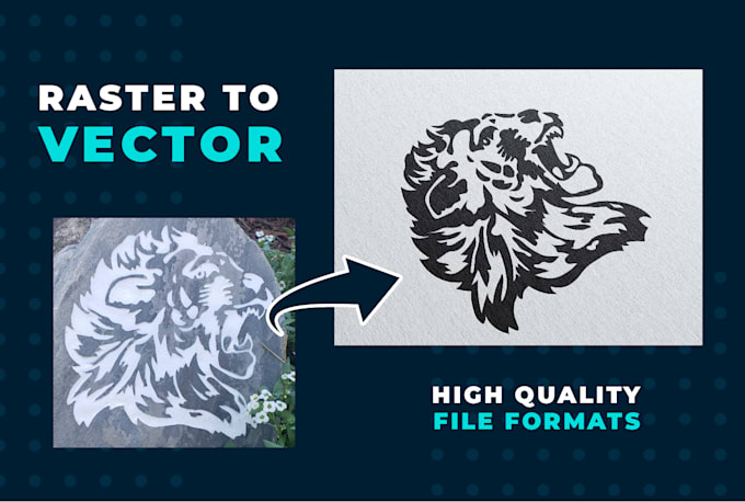 convert redraw logo to vector and trace image
