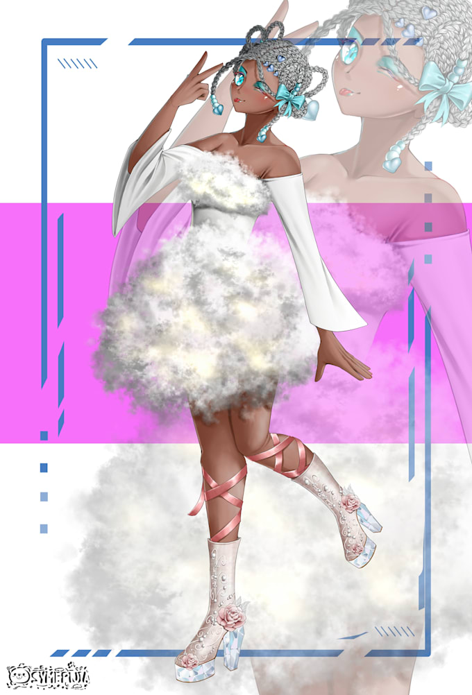 draw your sfw or nsfw character anime style