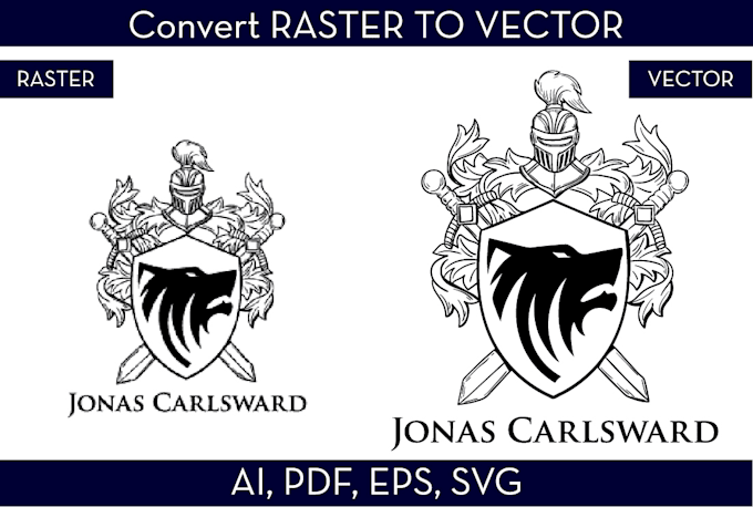 retrace, vectorize your logo or image into vector scalable