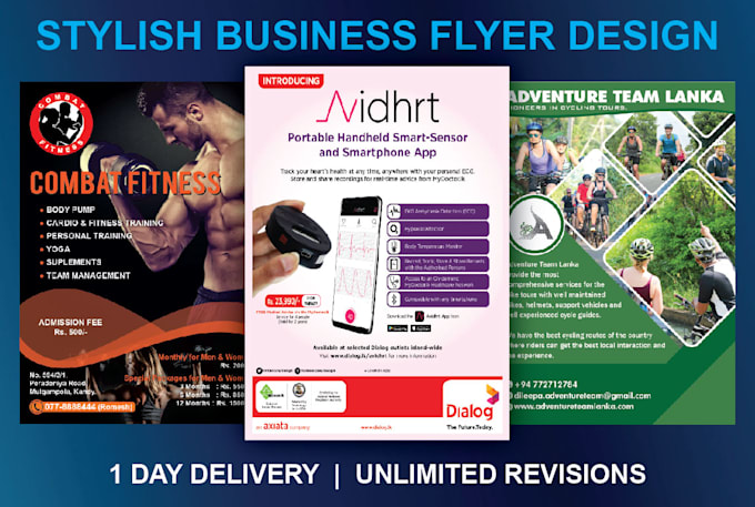 create stylish business flyer design