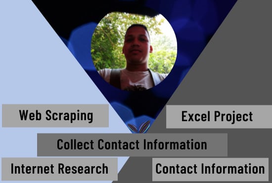 collect contact information by web research