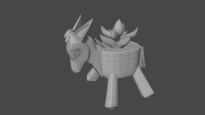 create prop 3d model with clean topology for animation