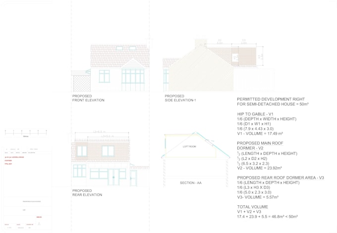 create loft conversion with rear dormer planning applications uk