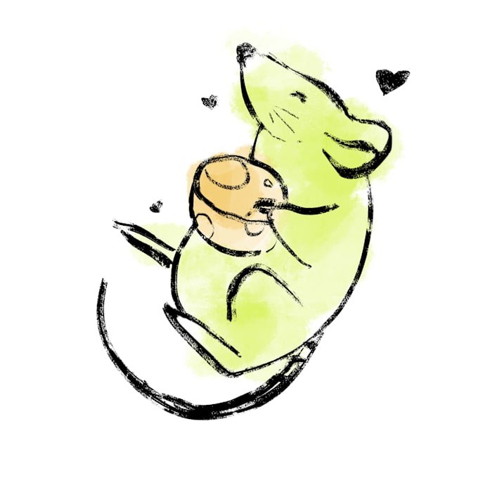 create wholesome rat drawings for you
