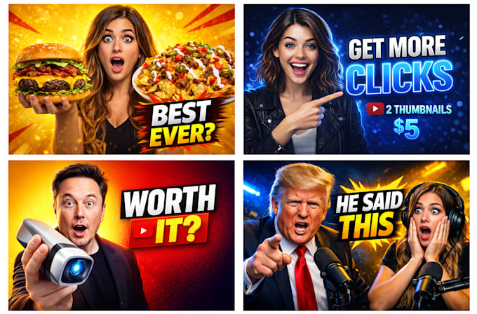 design a viral youtube video thumbnail