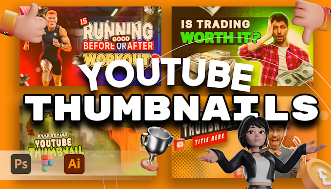 design viral eyecatching thumbnails for youtube videos