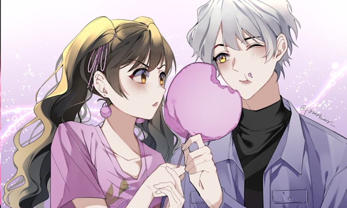 draw you in anime character