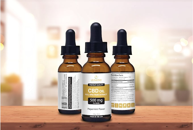 design cbd label, hemp label design