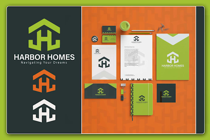 do unique, professional logo with brand identity and brand style guides