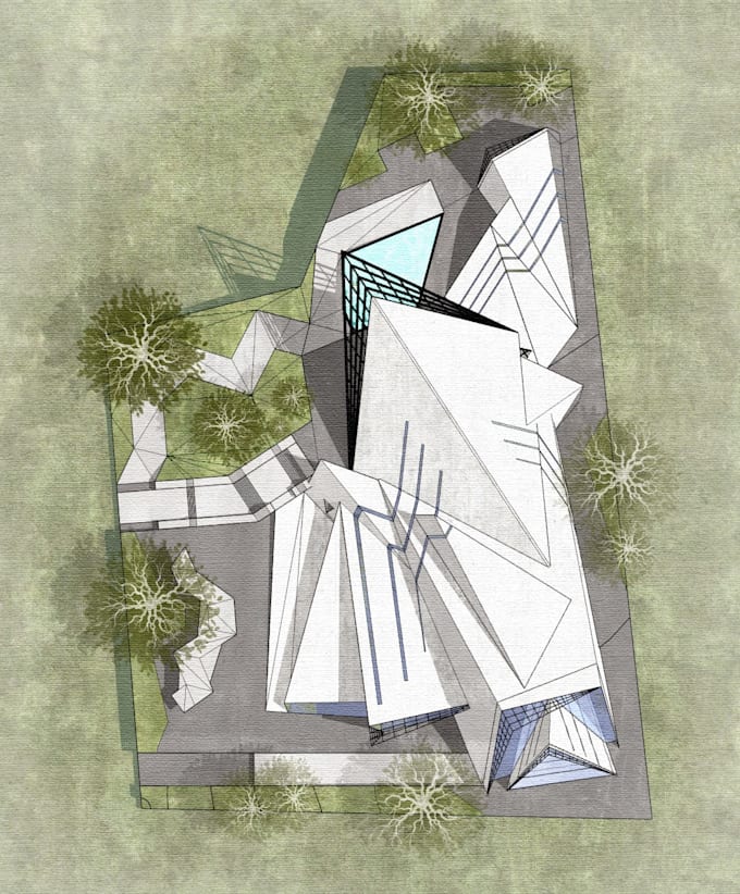 create architecture  collage in photoshop