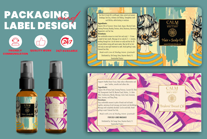 create amazing product packaging or label design in 24 hours