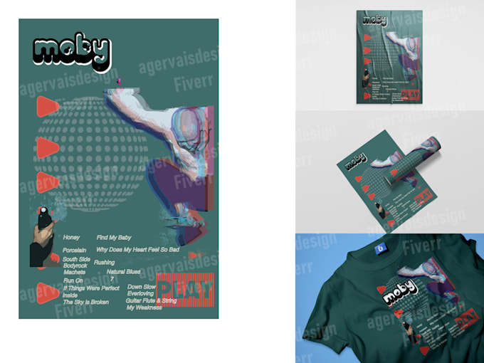 design event flyers or posters for your band or business