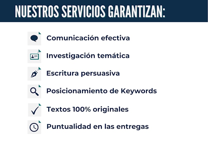 write original and persuasive articles with SEO in spanish