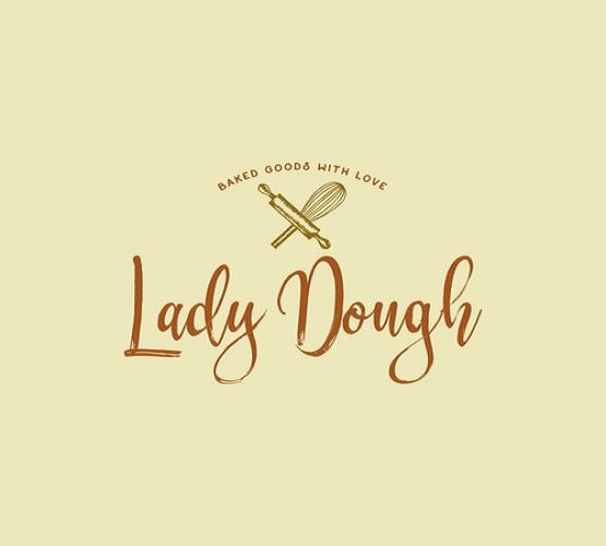 design a powerful new logo for lady dough to make a dream come true