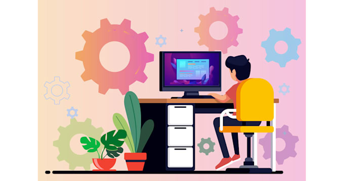 design quality , modern flat illustration for web and app