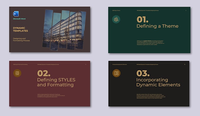 Design and create dynamic word templates by Mbcpkumara | Fiverr