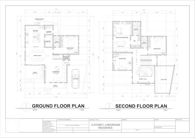 create residential floor plans in autocad