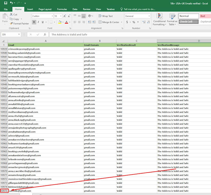 collect niche targeted bulk email list for you