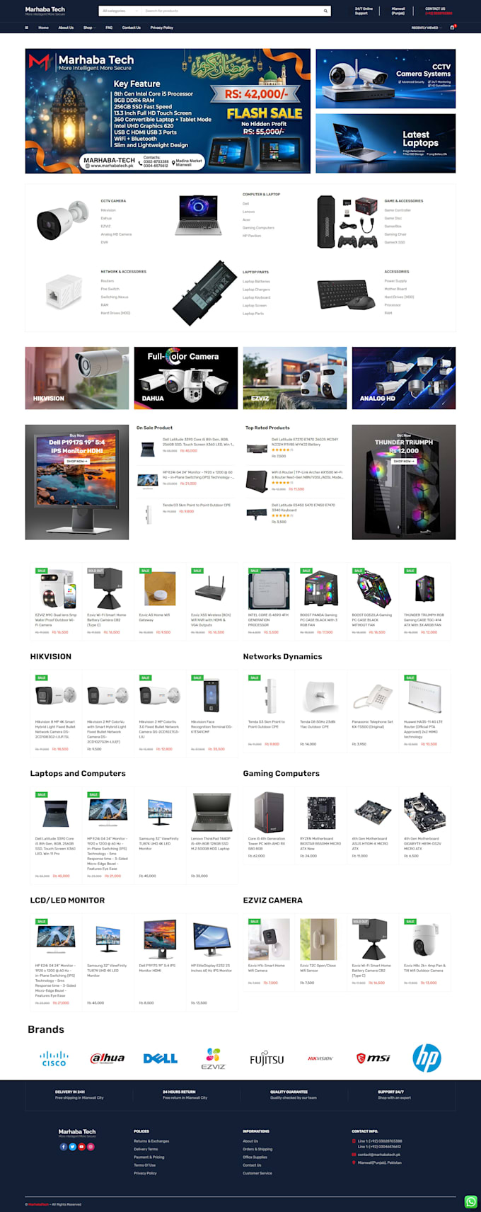 build a modern wordpress website, woocommerce online store, elementor web