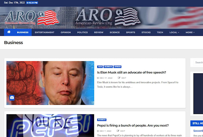 get your business on american review org