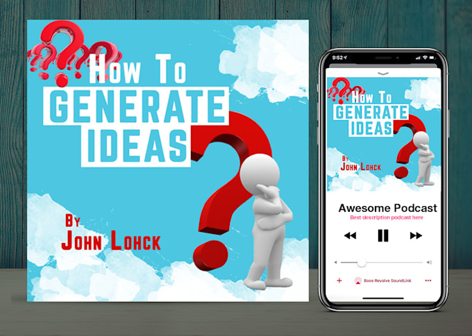 design awesome podcast cover art within 12 hours