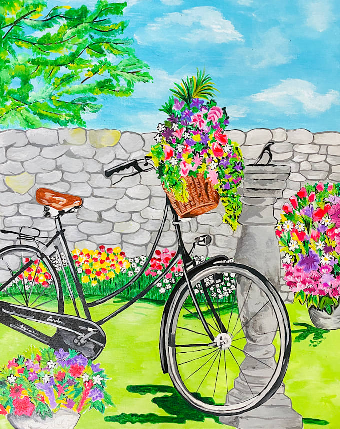paint custom acrylic painting