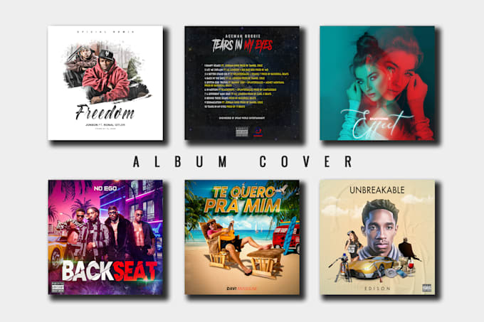 design mixtape, album or single cover art design